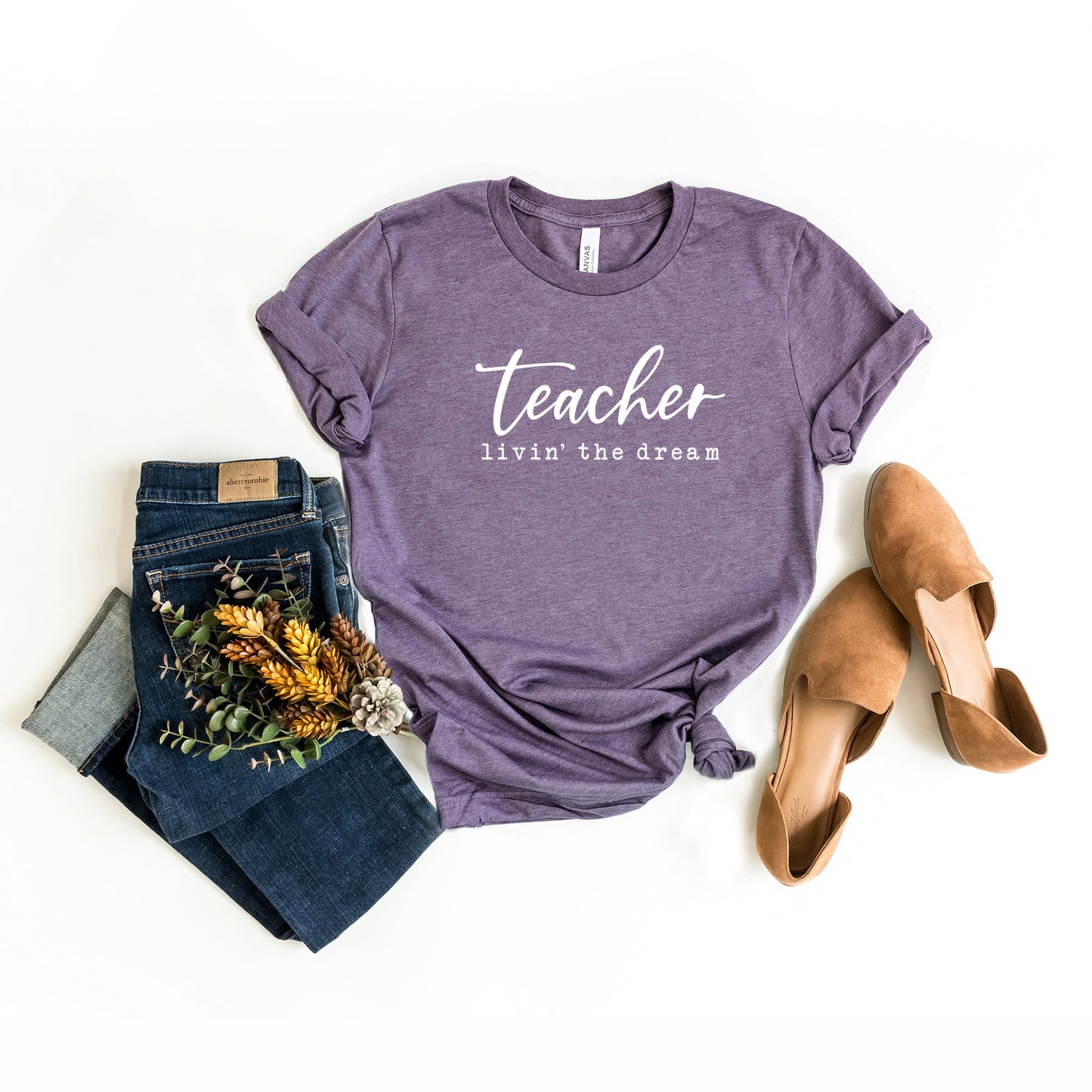 Teacher Livin' The Dream | Short Sleeve Graphic Tee