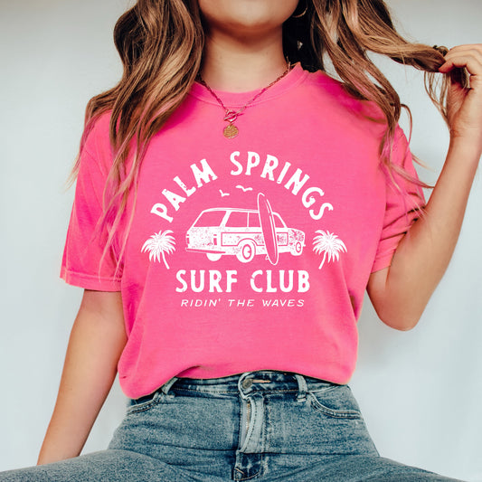 Palm Springs Beach | Garment Dyed Short Sleeve Tee