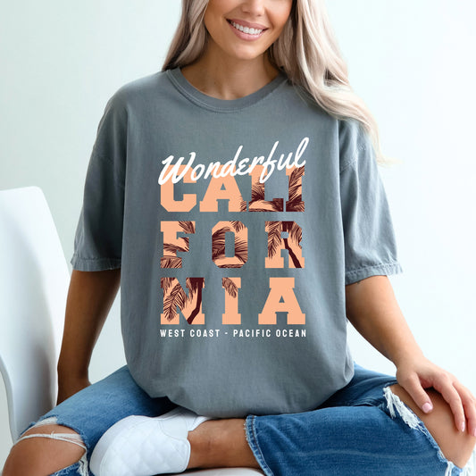 Wonderful California | Garment Dyed Short Sleeve Tee