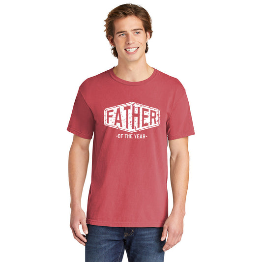 Vintage Father Of The Year | Men's Garment Dyed Tee
