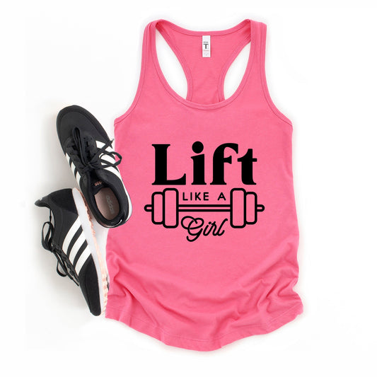 Lift Like A Girl | Racerback Tank