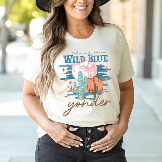 Wild Blue Yonder | Short Sleeve Graphic Tee