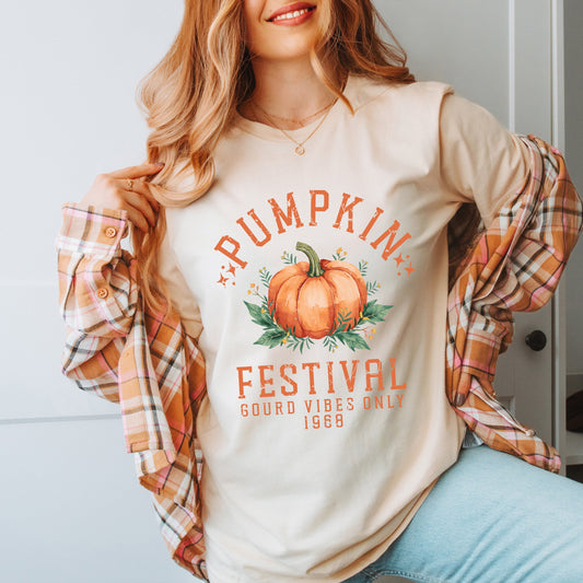 Pumpkin Gourd Vibes Only | Short Sleeve Graphic Tee