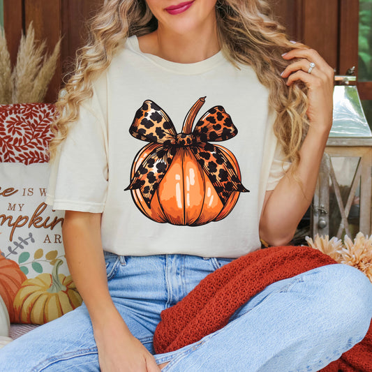 Coquette Fall Pumpkin | Garment Dyed Tee