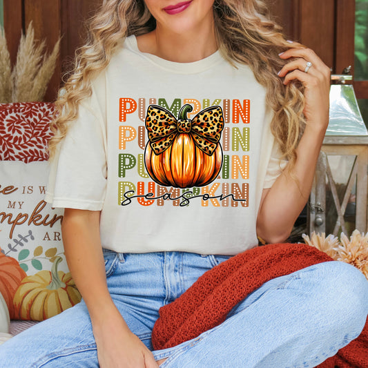 Coquette Pumpkin Season | Garment Dyed Tee