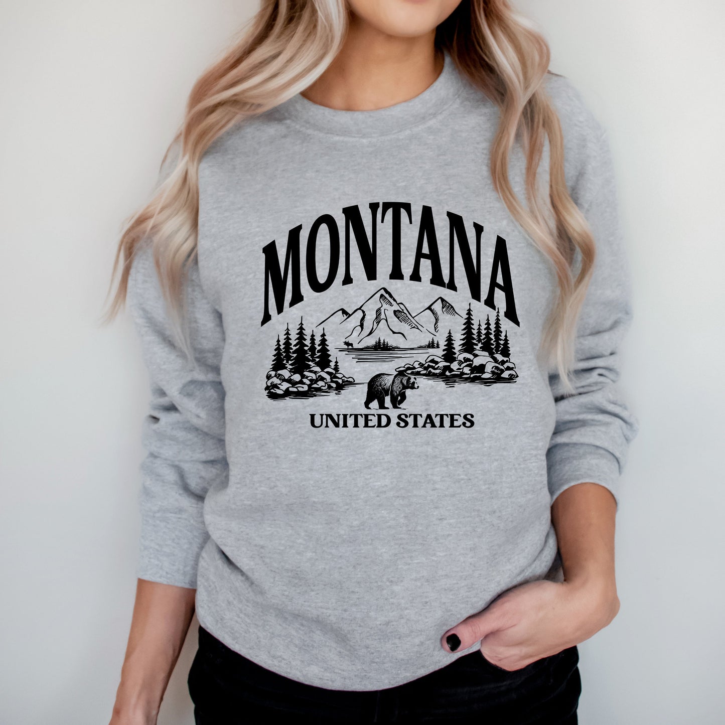 Montana Forest Scene | Sweatshirt