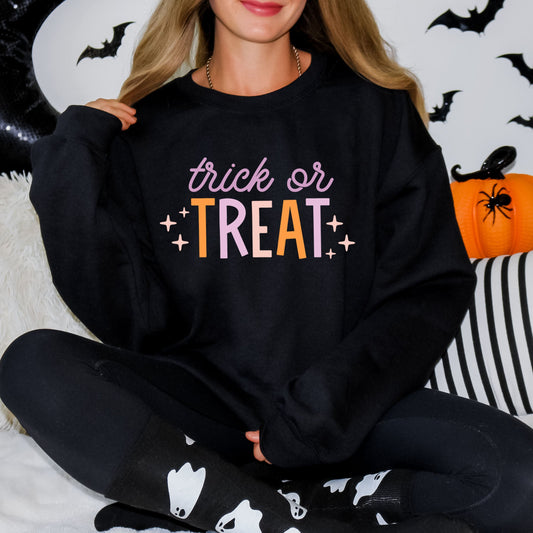 Trick Or Treat Colorful | Sweatshirt