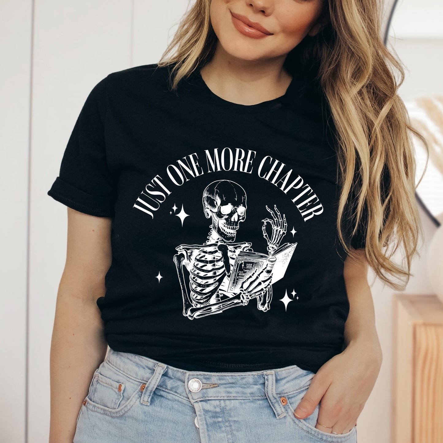 Skeleton Stars One More Chapter | Short Sleeve Crew Neck