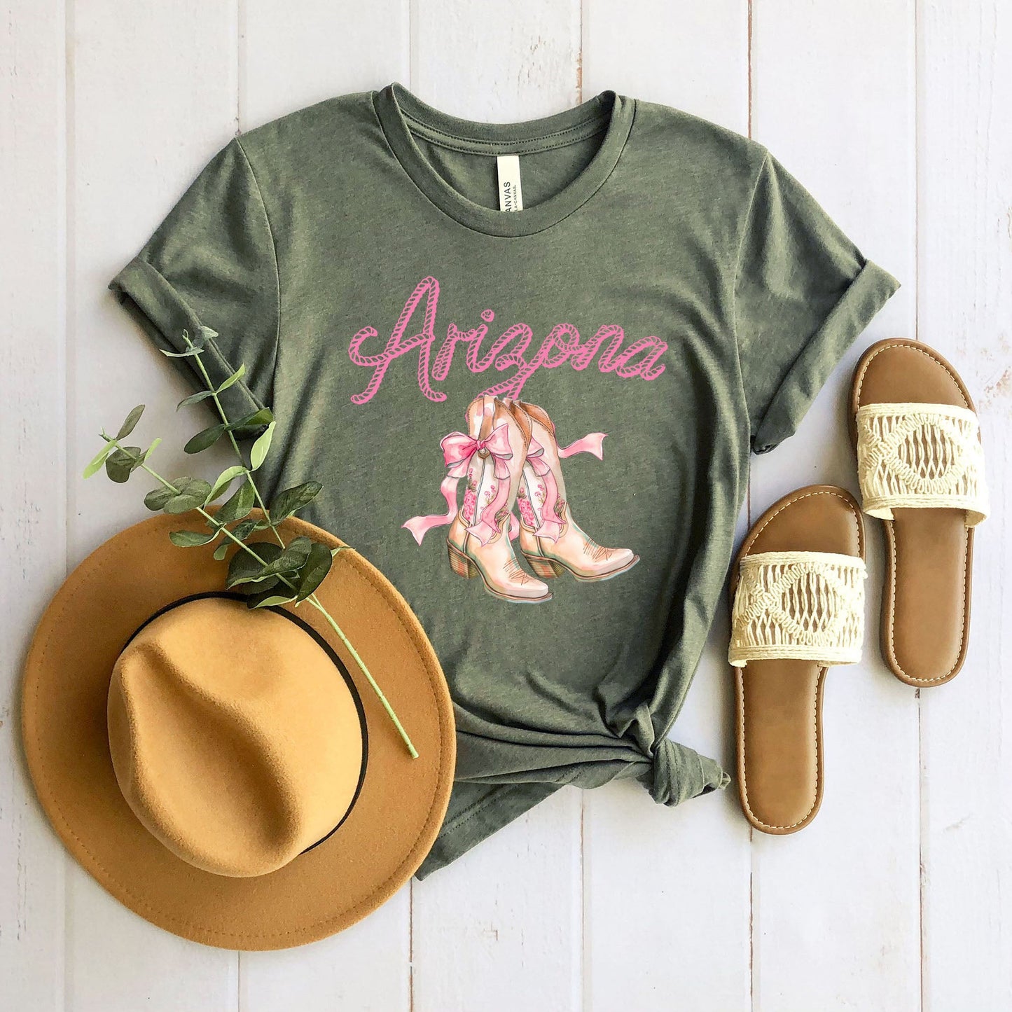 Coquette Arizona Cowgirl Boots | Short Sleeve Graphic Tee