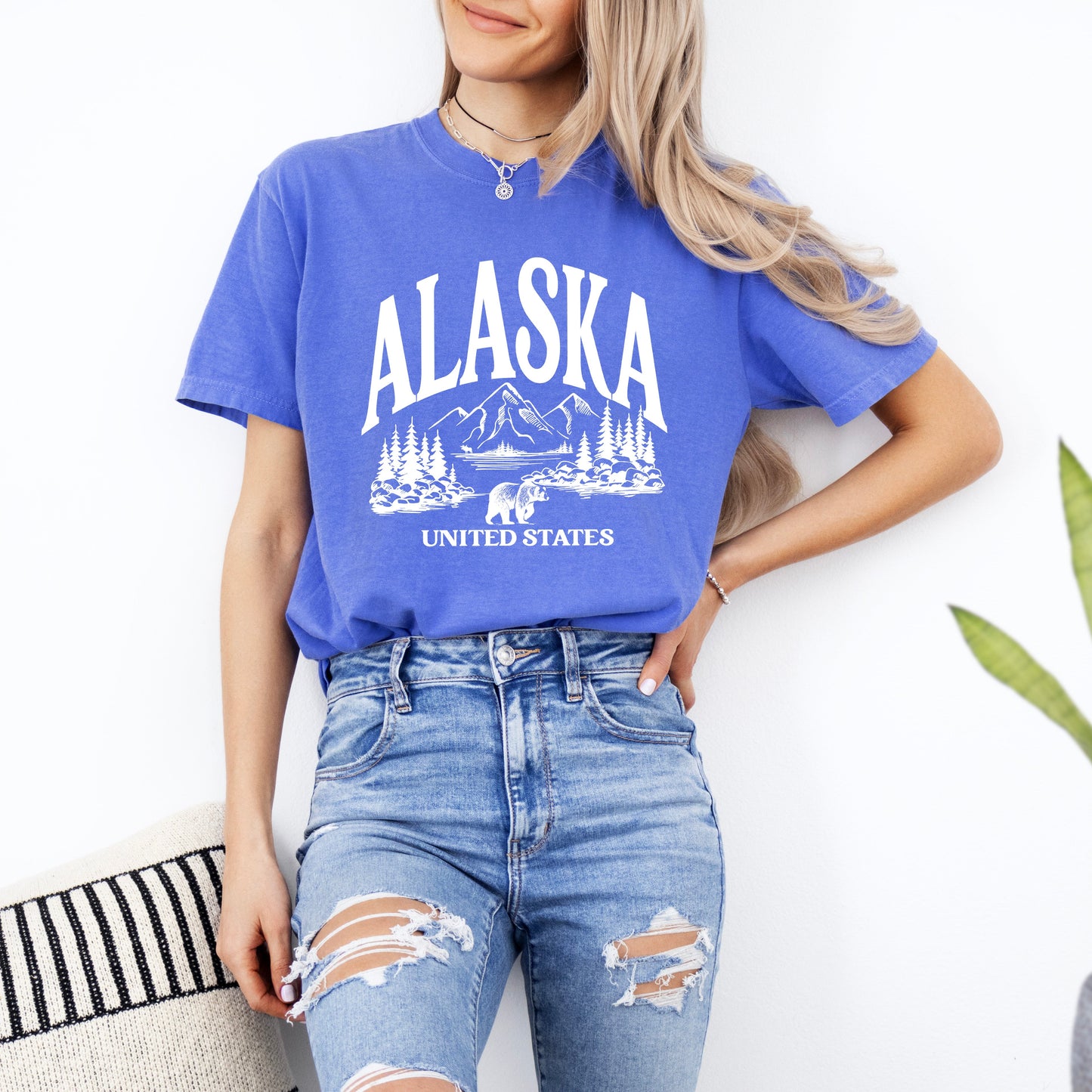 Alaska Forest Scene | Garment Dyed Tee