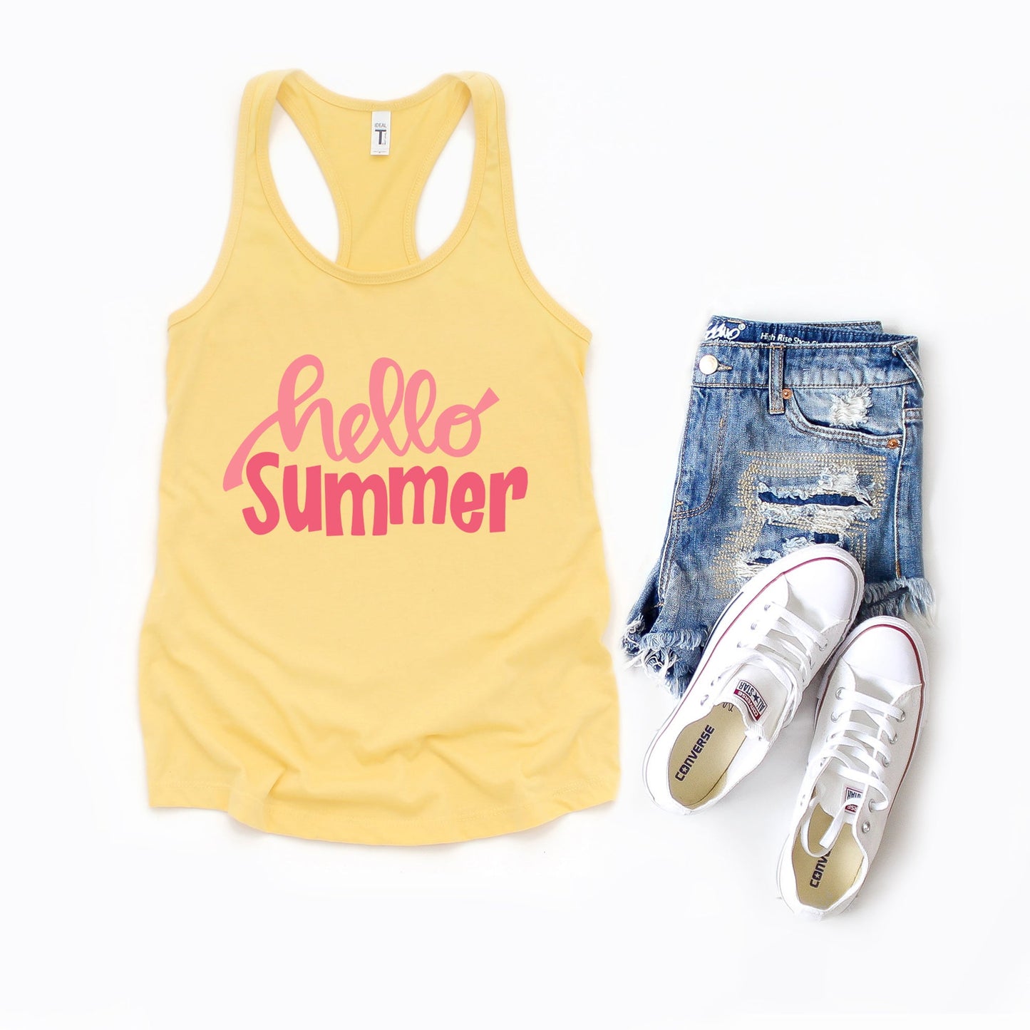 Hello Summer | Racerback Tank