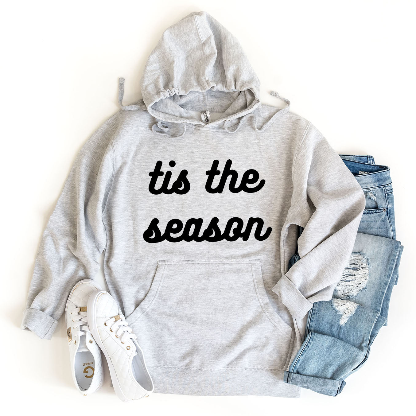 Tis The Season Bold Cursive | Hoodie