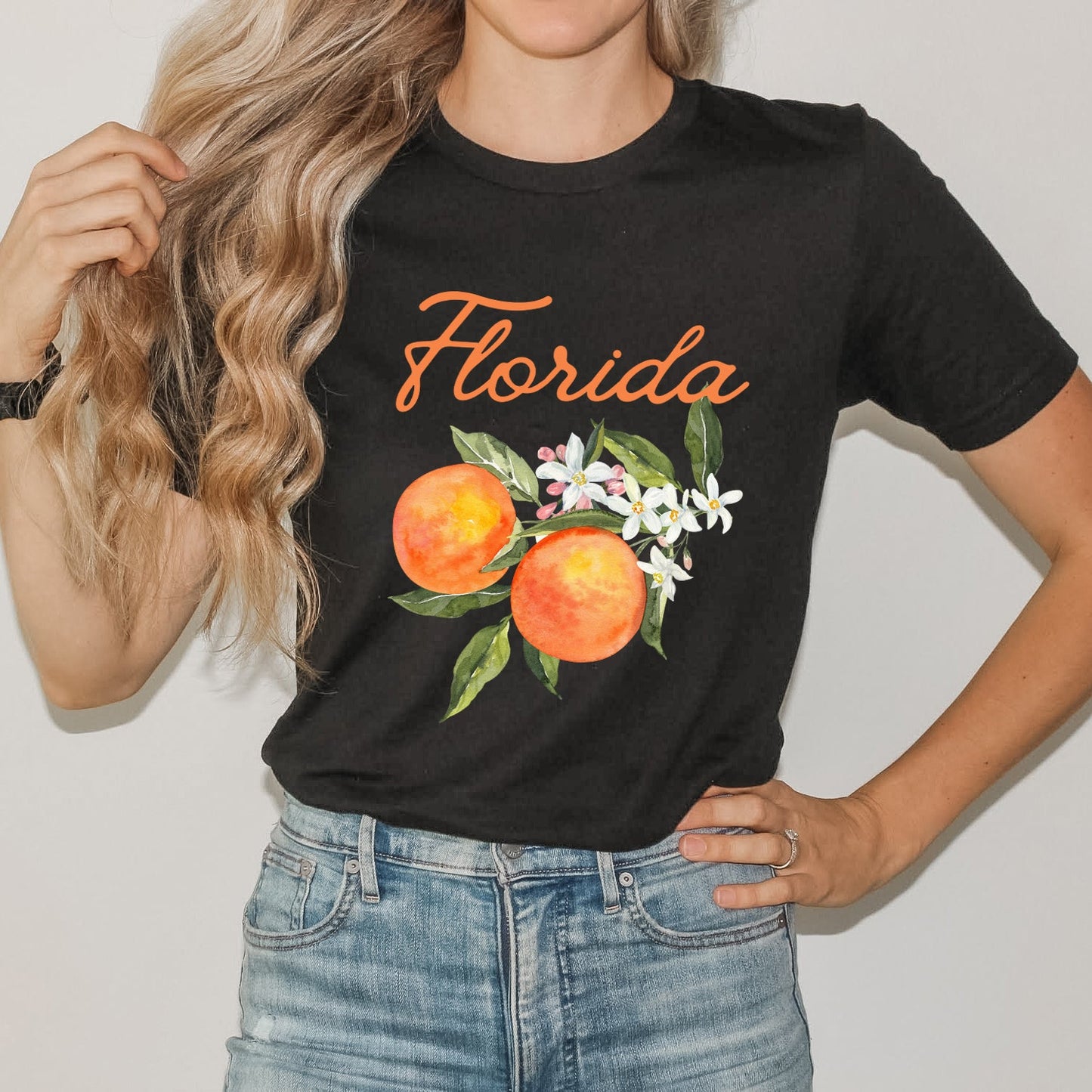 Florida Flower Colorful | Short Sleeve Graphic Tee