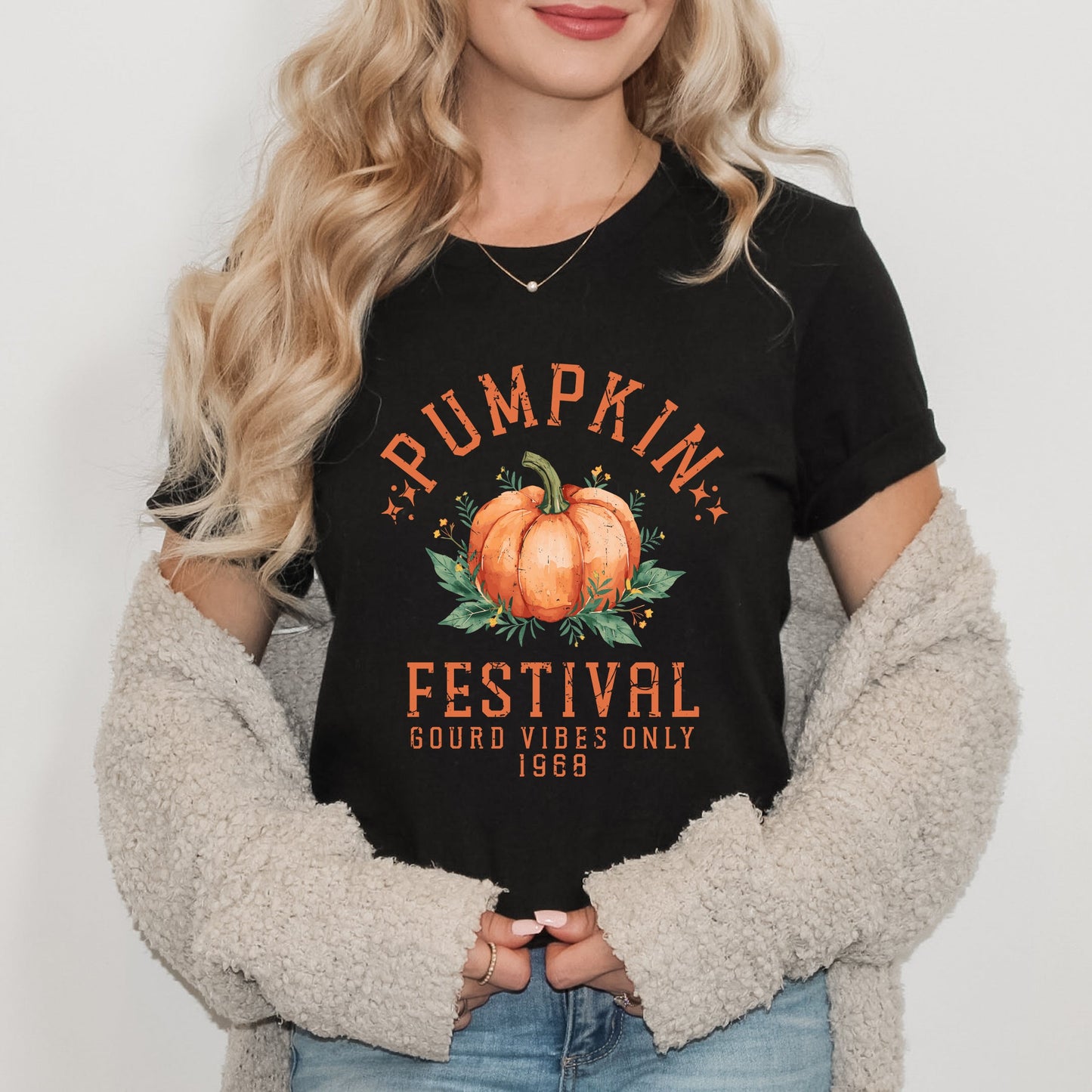 Pumpkin Gourd Vibes Only | Short Sleeve Graphic Tee