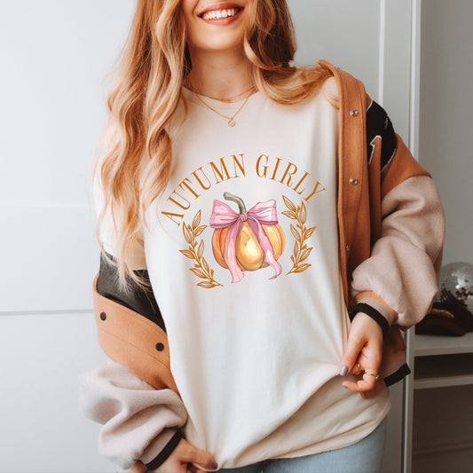 Coquette Autumn Girly | Short Sleeve Graphic Tee