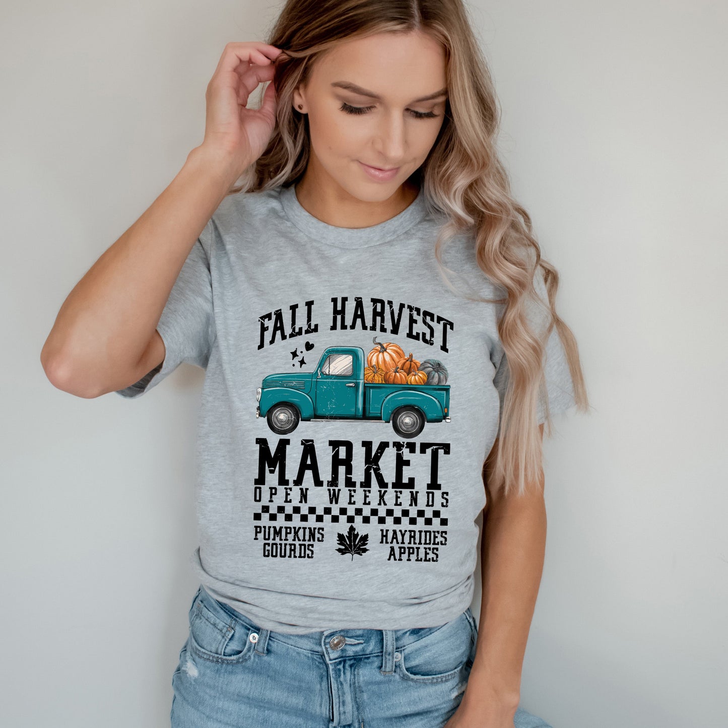 Fall Harvest Truck | Short Sleeve Crewneck