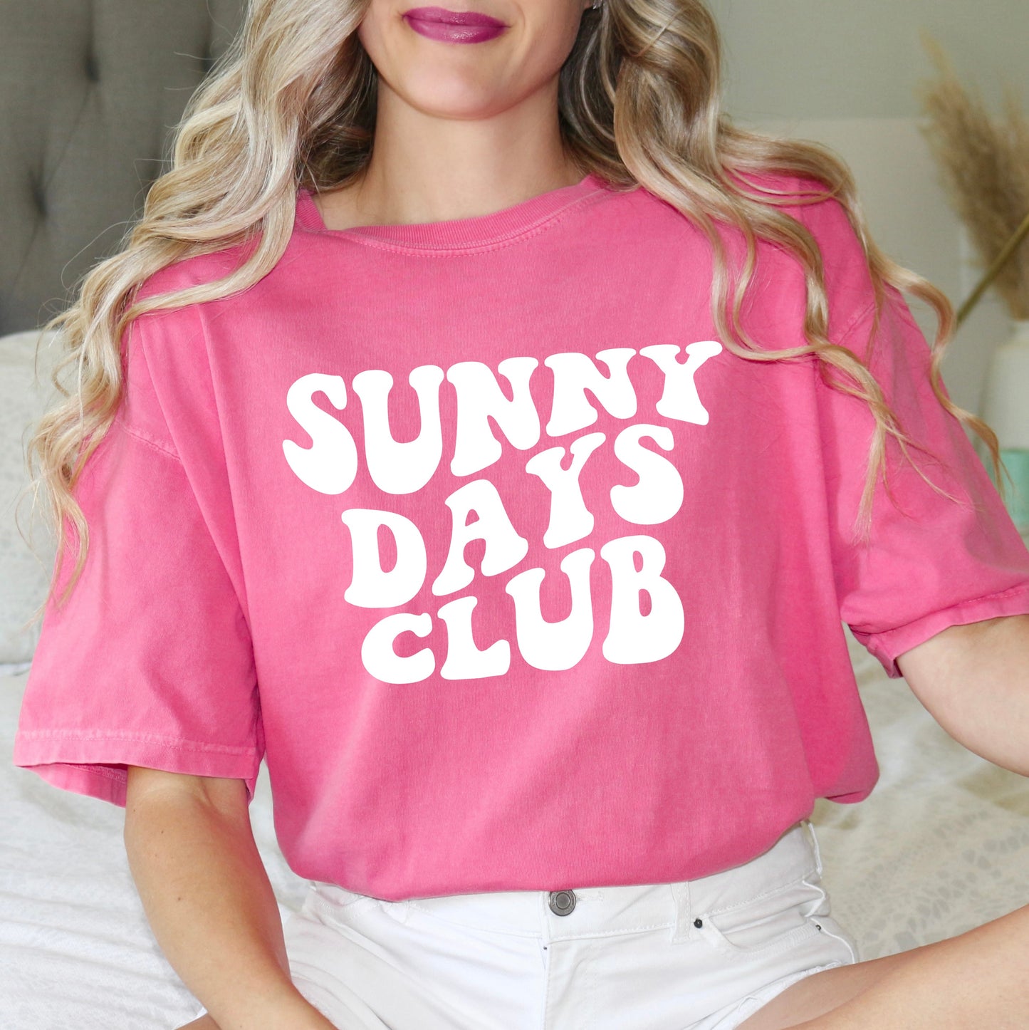 Sunny Days Club | Garment Dyed Short Sleeve Tee