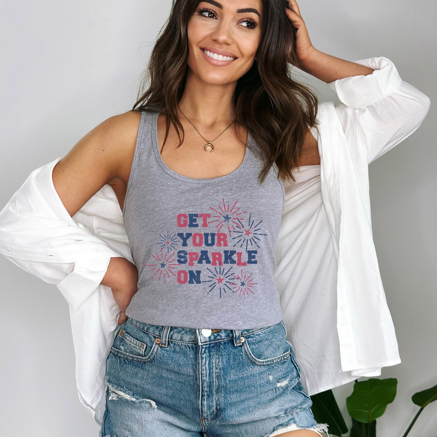 Get Your Sparkle On | Racerback Tank