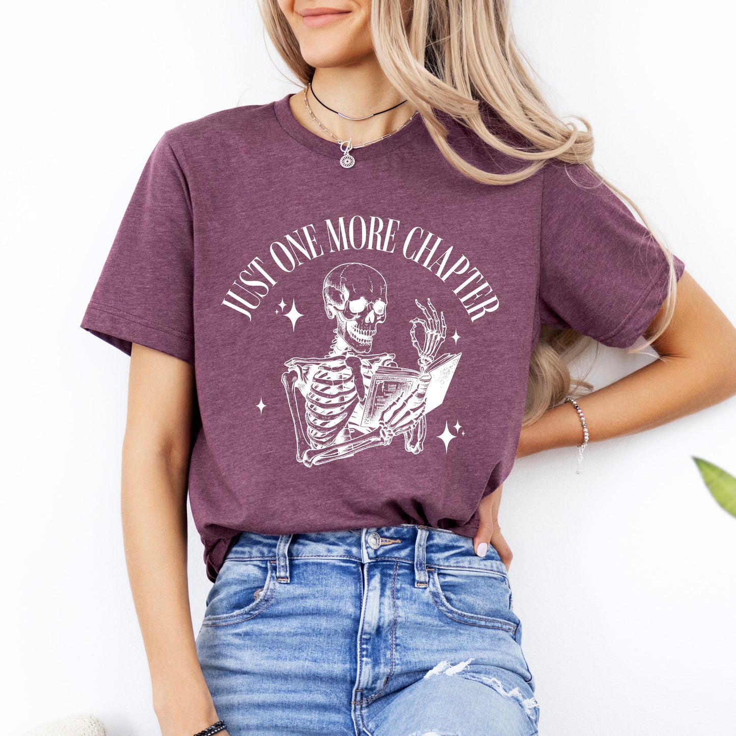 Skeleton Stars One More Chapter | Short Sleeve Crew Neck