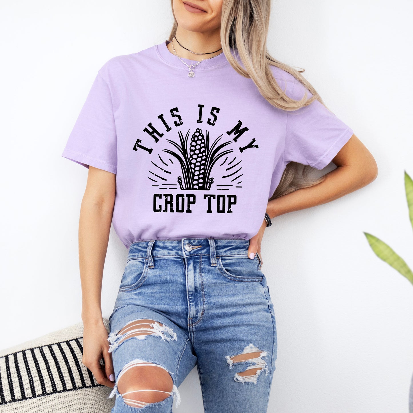 This Is My Crop Top | Garment Dyed Tee