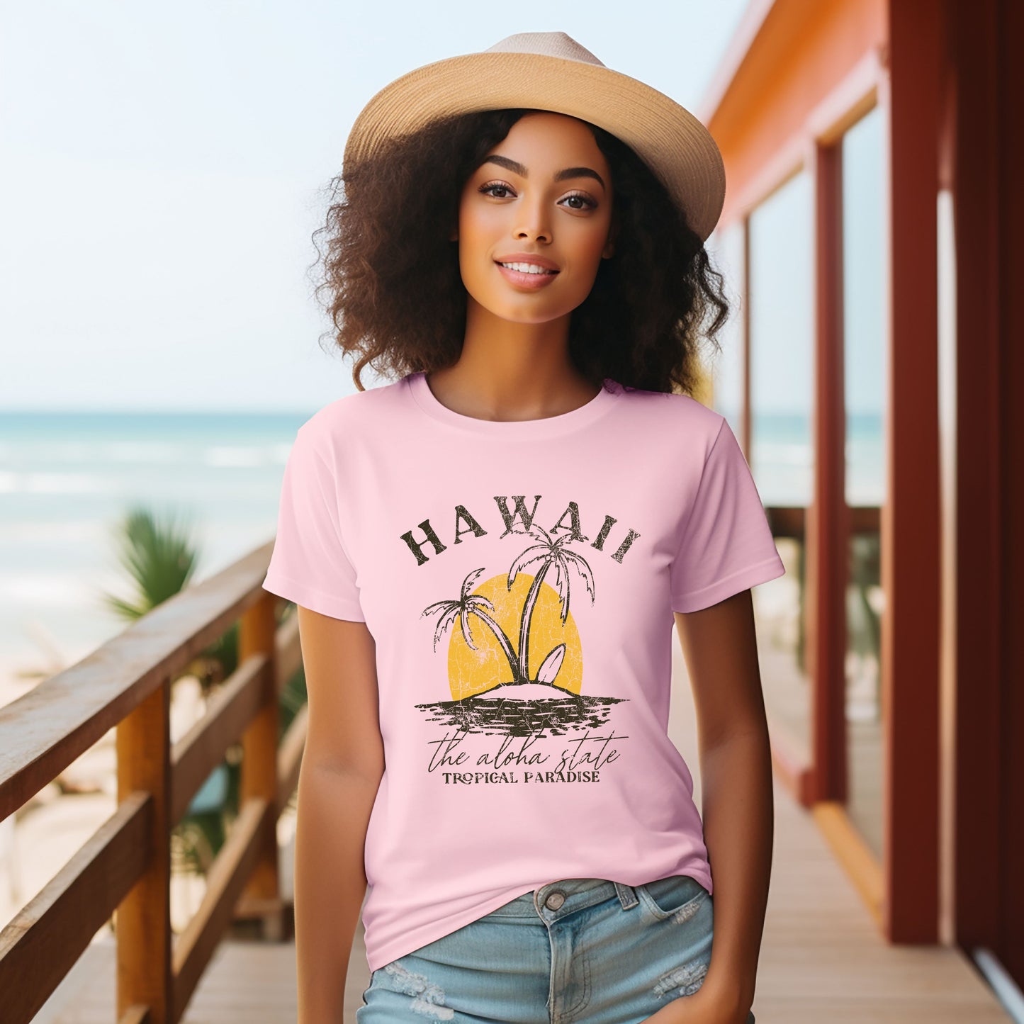 Hawaii Tropical Paradise | Short Sleeve Graphic Tee