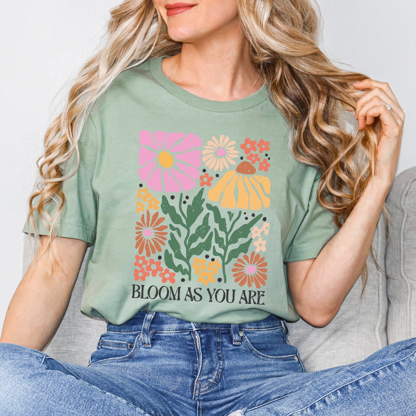 Boho Bloom As You Are | Short Sleeve Graphic Tee