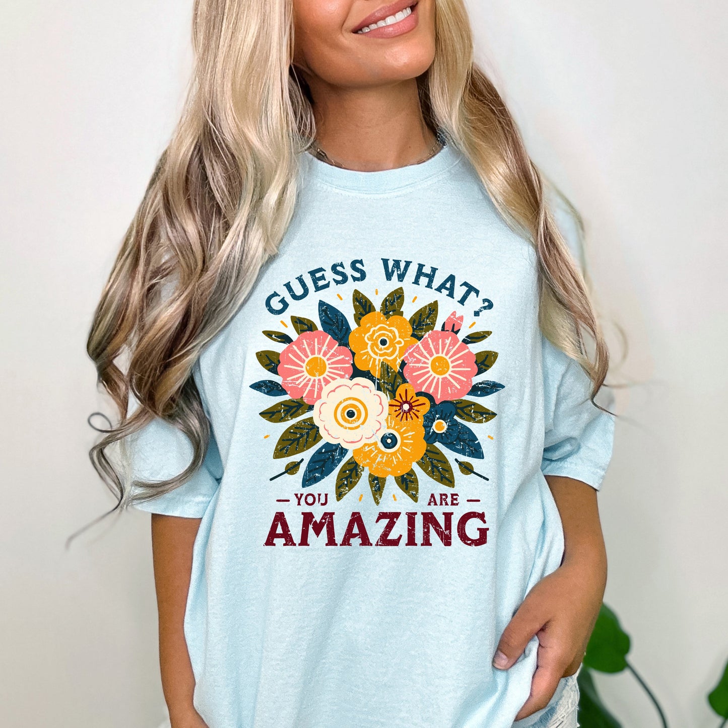 Guess What Flowers | Garment Dyed Tee