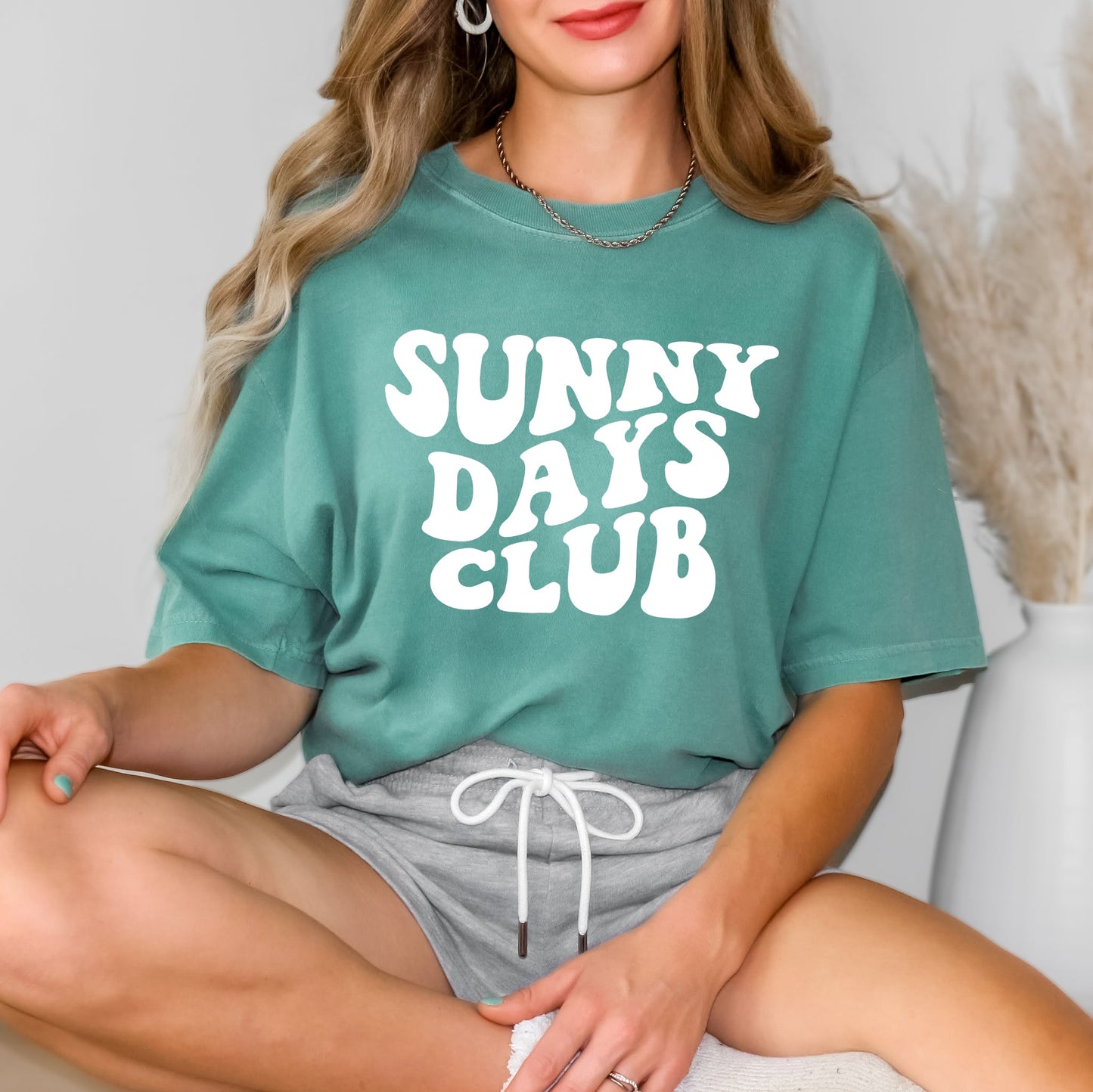 Sunny Days Club | Garment Dyed Short Sleeve Tee