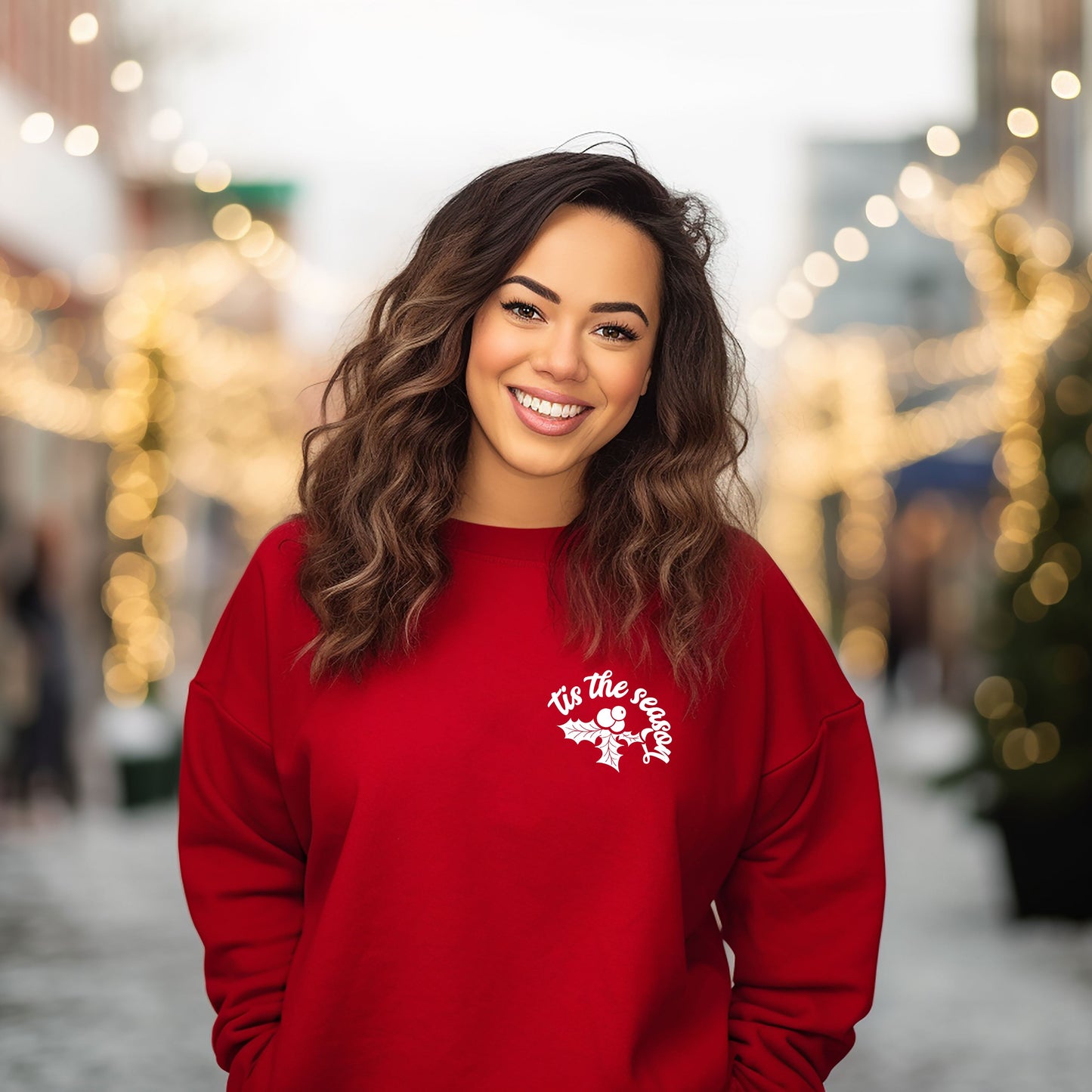 Tis The Season Holly Berries Mini | Sweatshirt