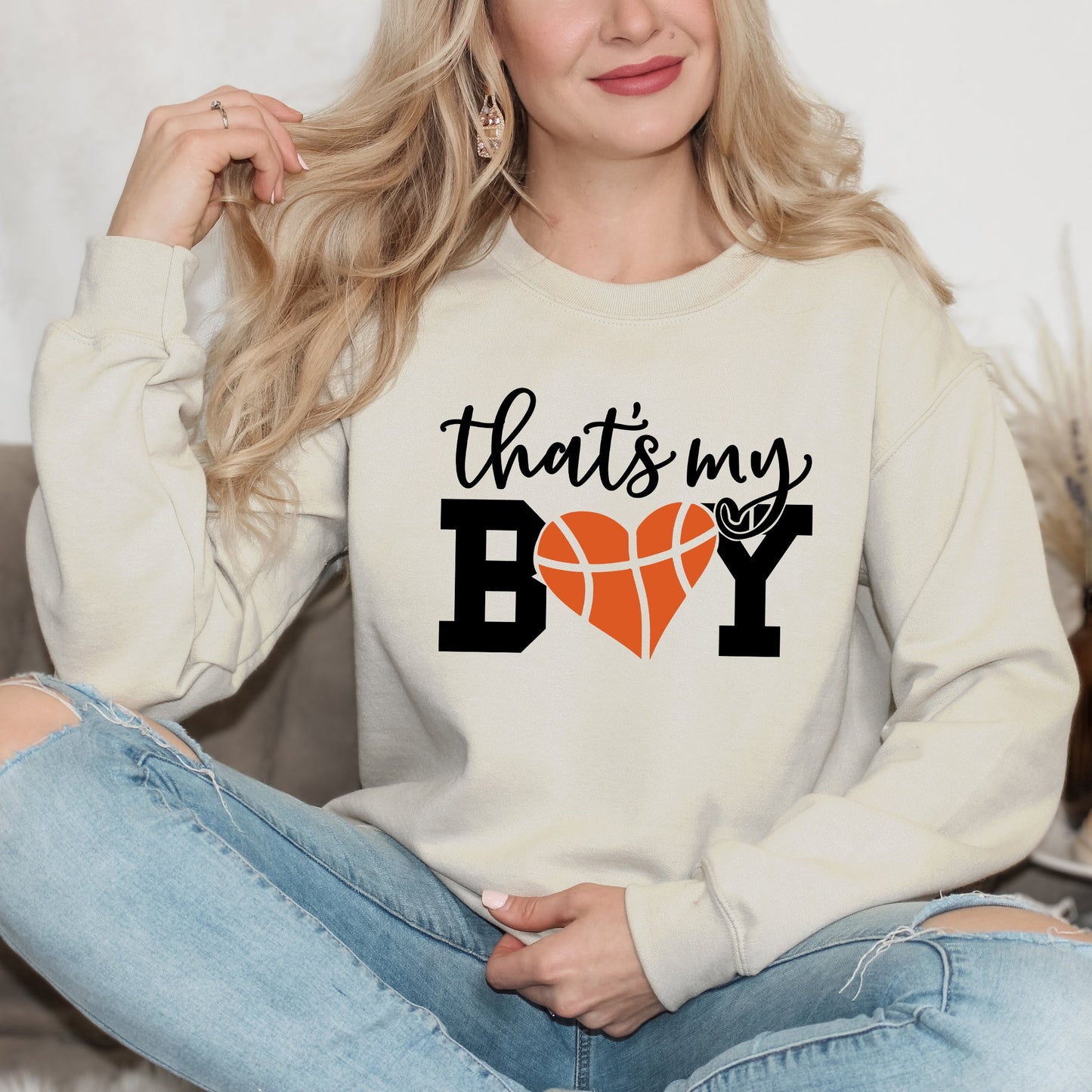 That's My Boy Basketball | Sweatshirt