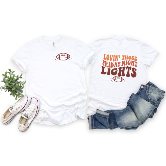 Friday Night Lights Football | Front & Back Short Sleeve Graphic Tee