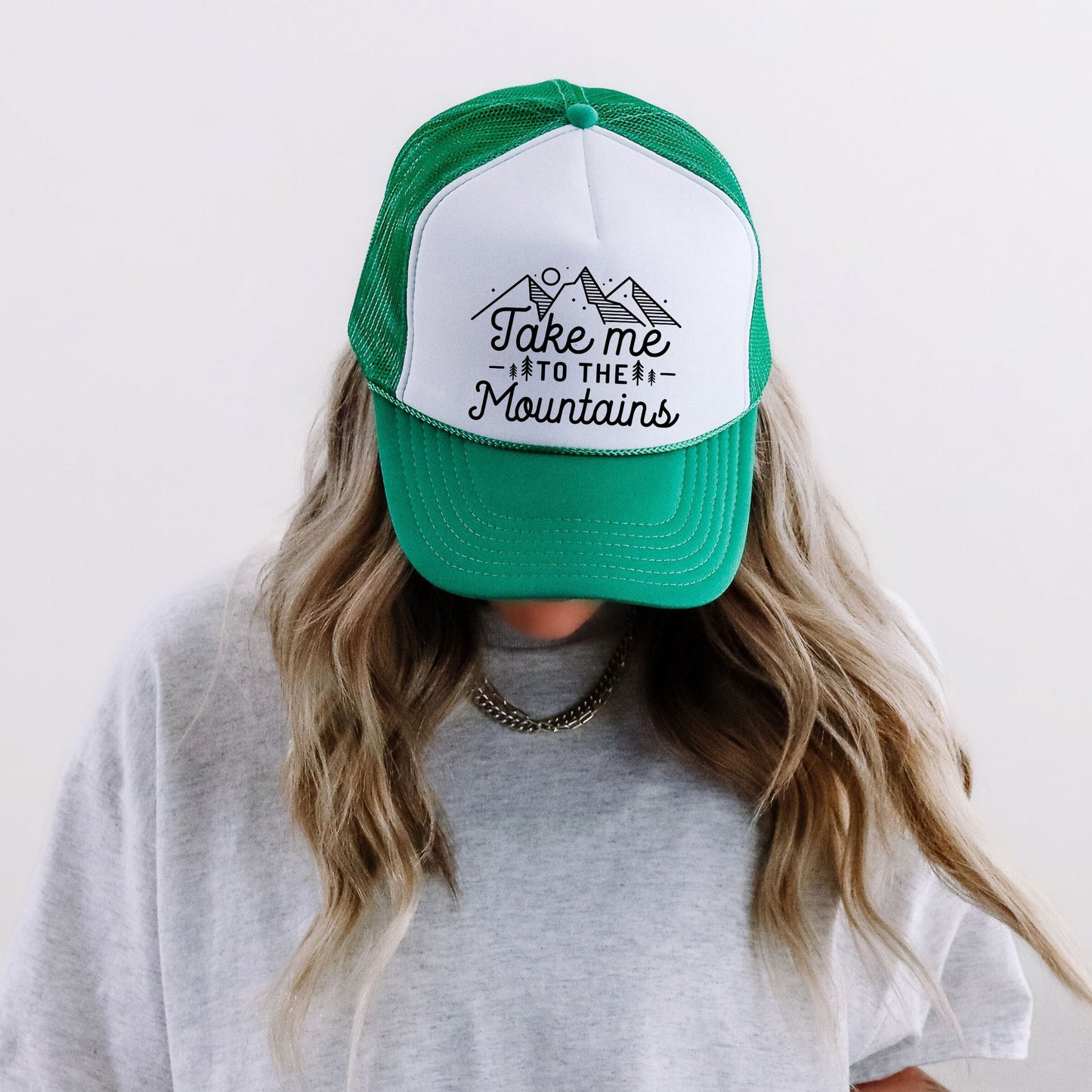 Take Me To The Mountains Landscape | Foam Trucker Hat