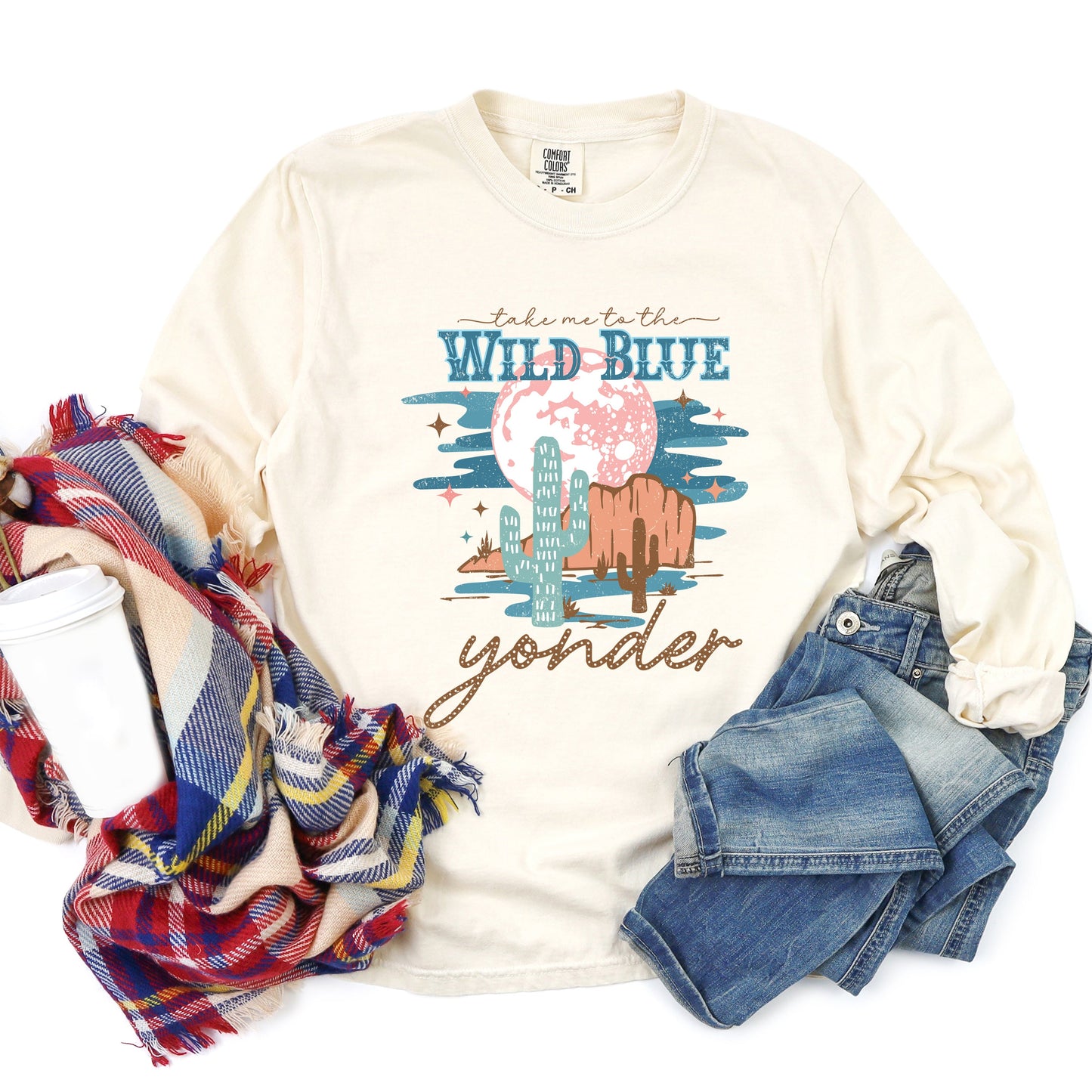 Wild Blue Yonder | Garment Dyed Long Sleeve