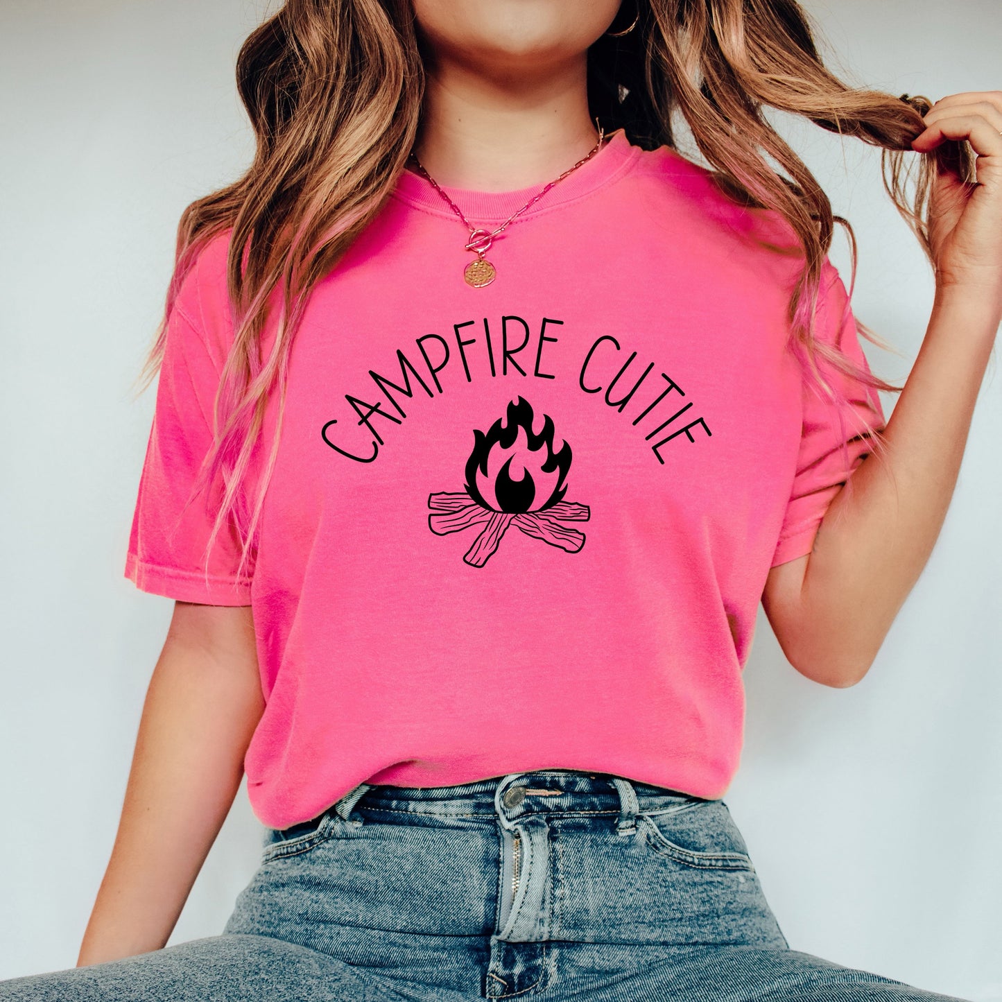 Campfire Cutie | Garment Dyed Short Sleeve Tee