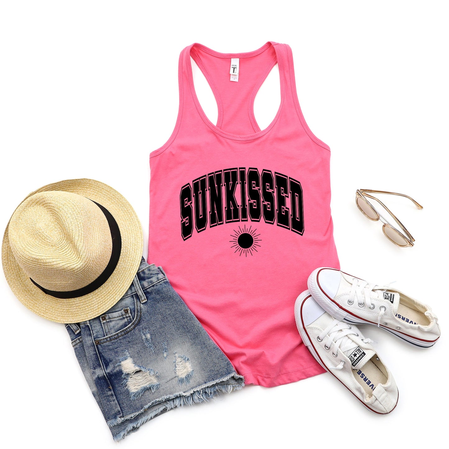 Sunkissed Varsity Sun | Racerback Tank