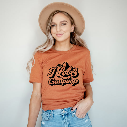 I Love Camping | Short Sleeve Graphic Tee