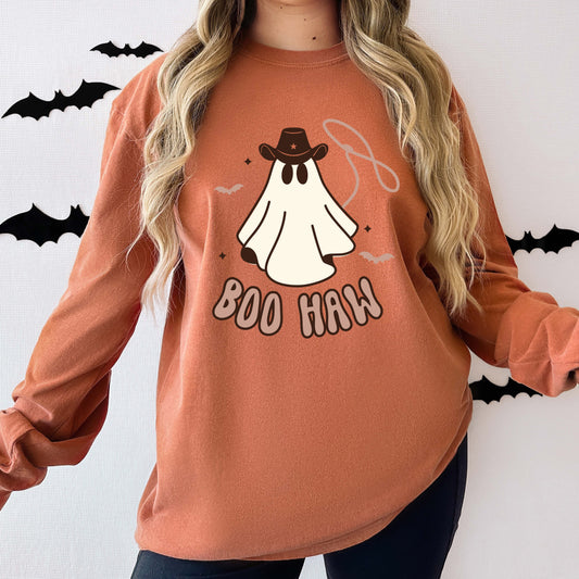 Boo Haw | Garment Dyed Long Sleeve