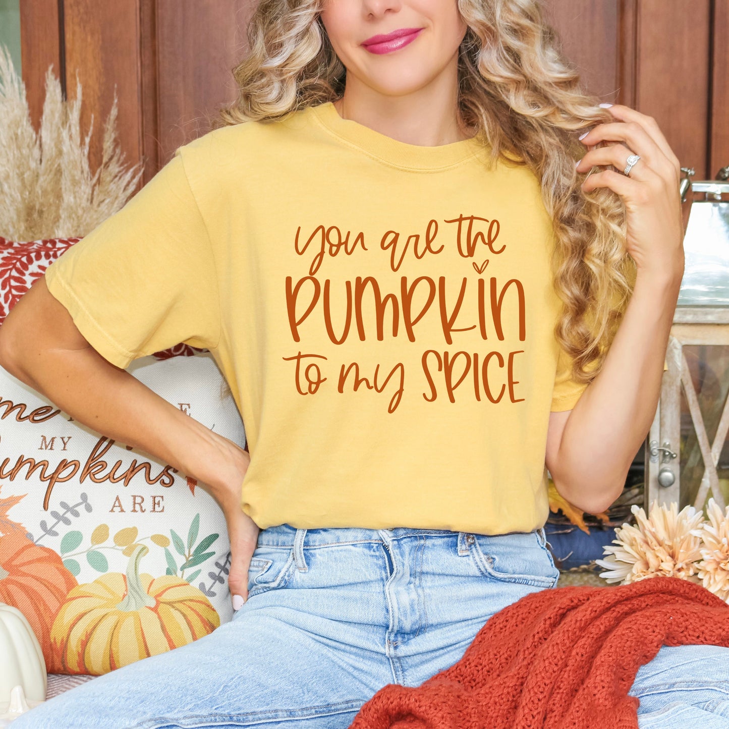 You Are The Pumpkin To My Spice | Garment Dyed Tee