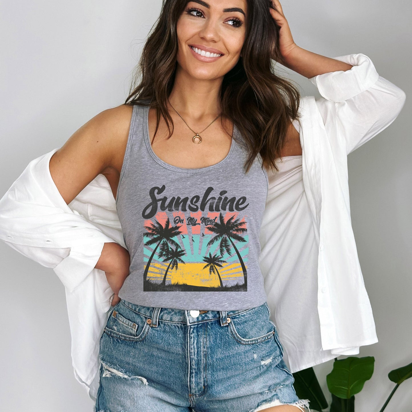 Sunshine On My Mind | Racerback Tank