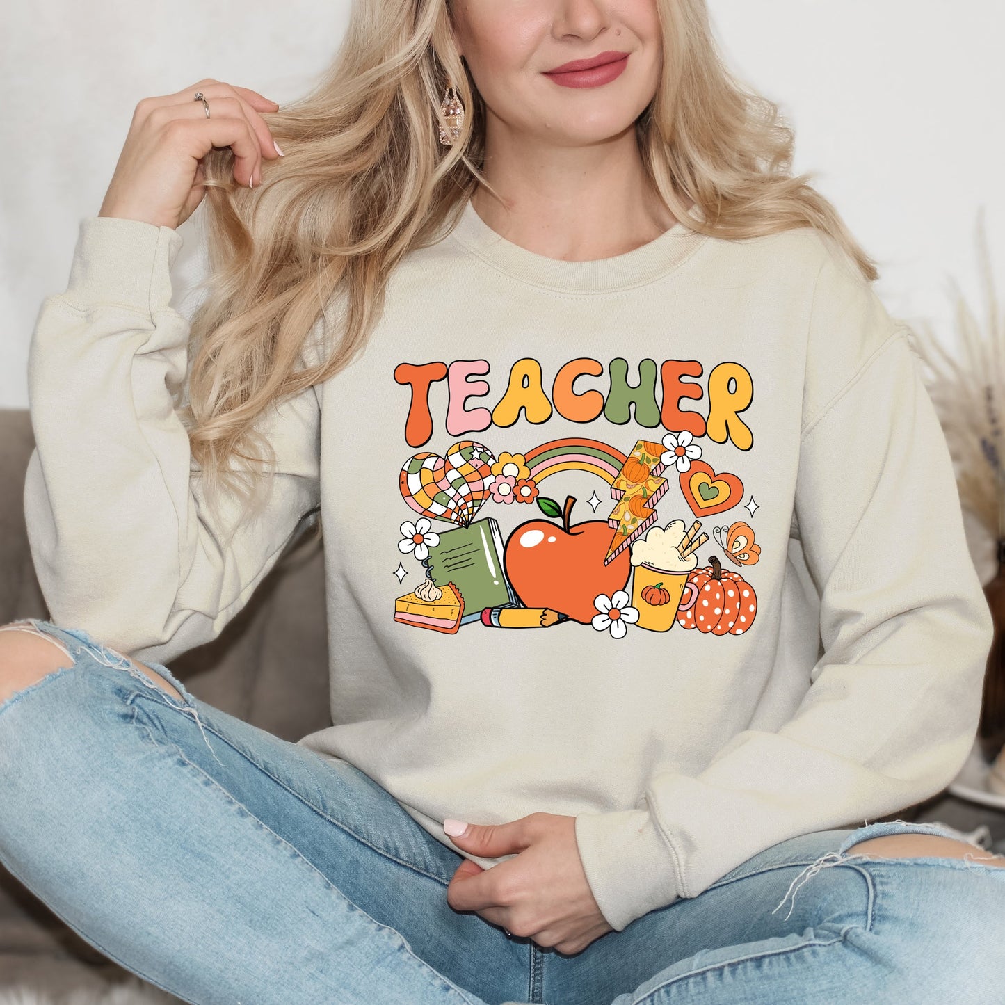 Teacher Fall Collage | Sweatshirt