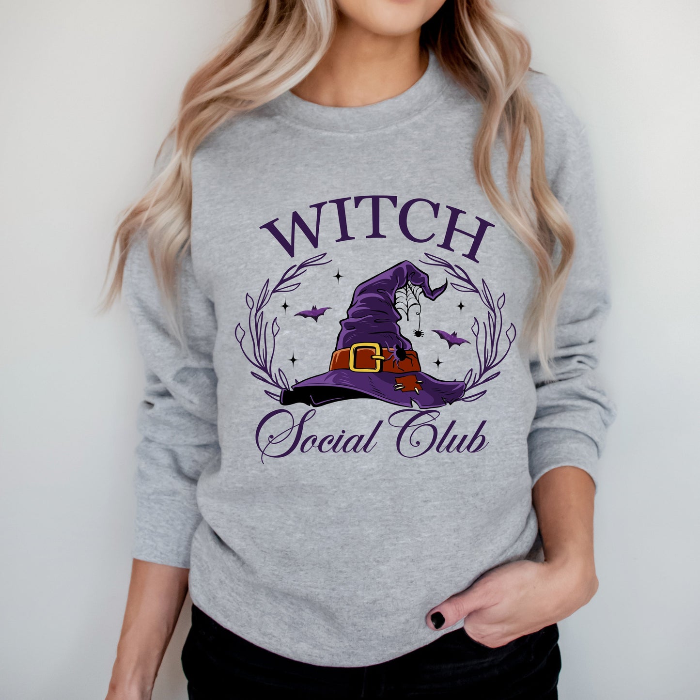 Witch Social Club Purple Hat | Sweatshirt