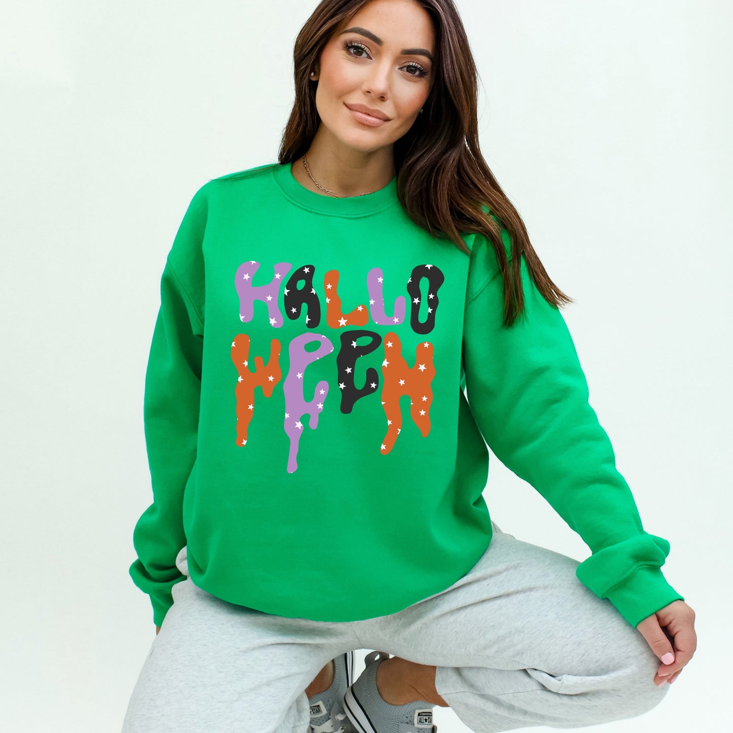 Dripping Halloween Stars | Sweatshirt