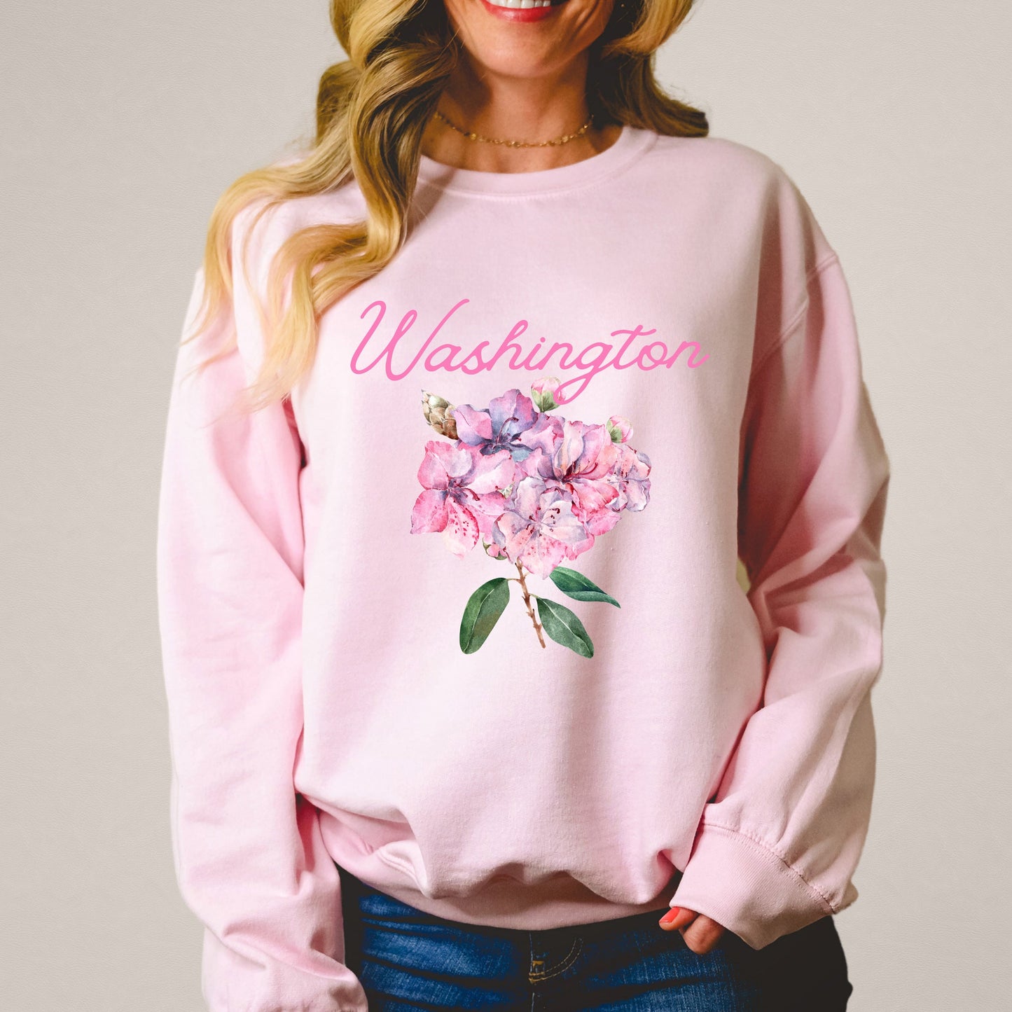 Washington Flower Colorful | Sweatshirt