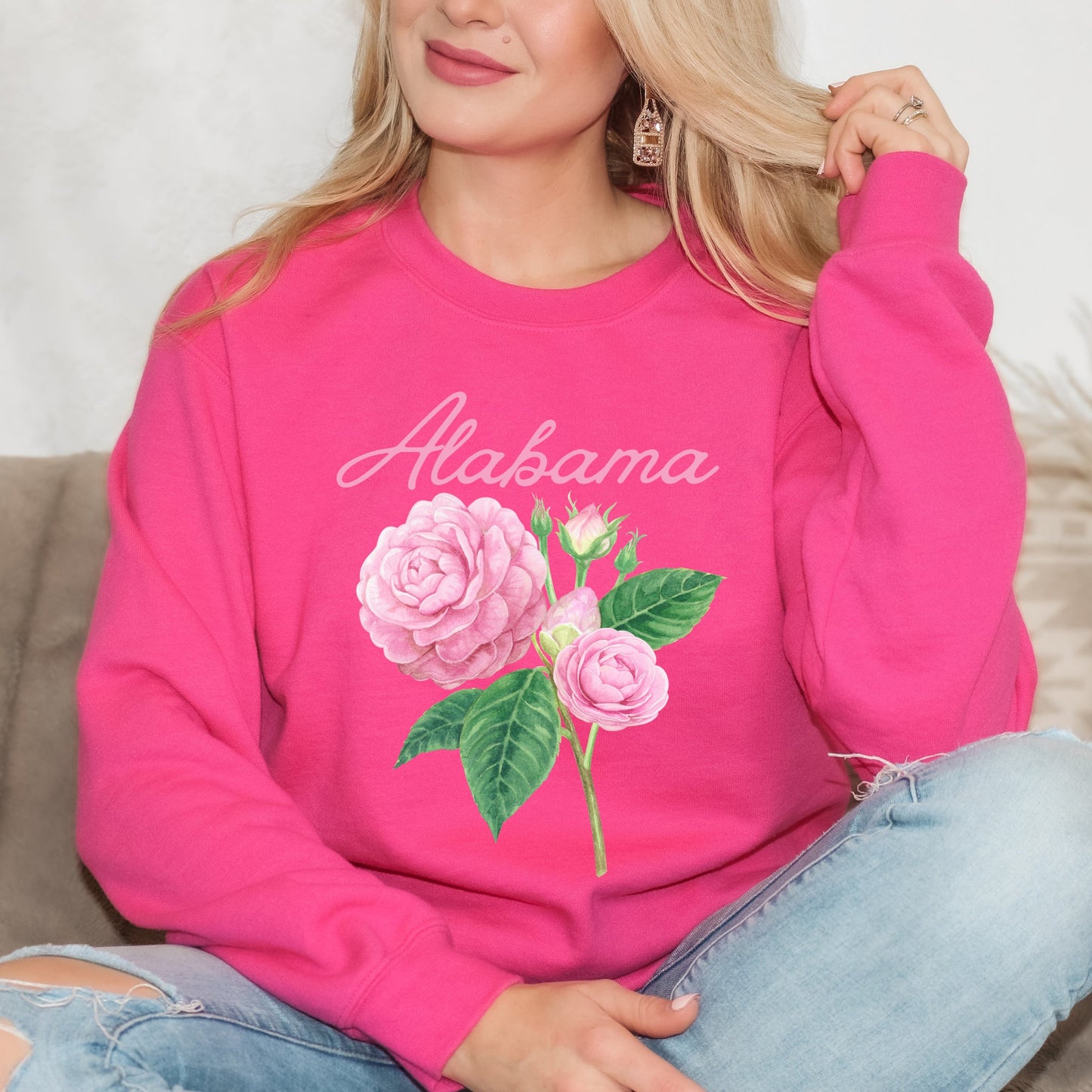 Alabama Flower Colorful | Sweatshirt