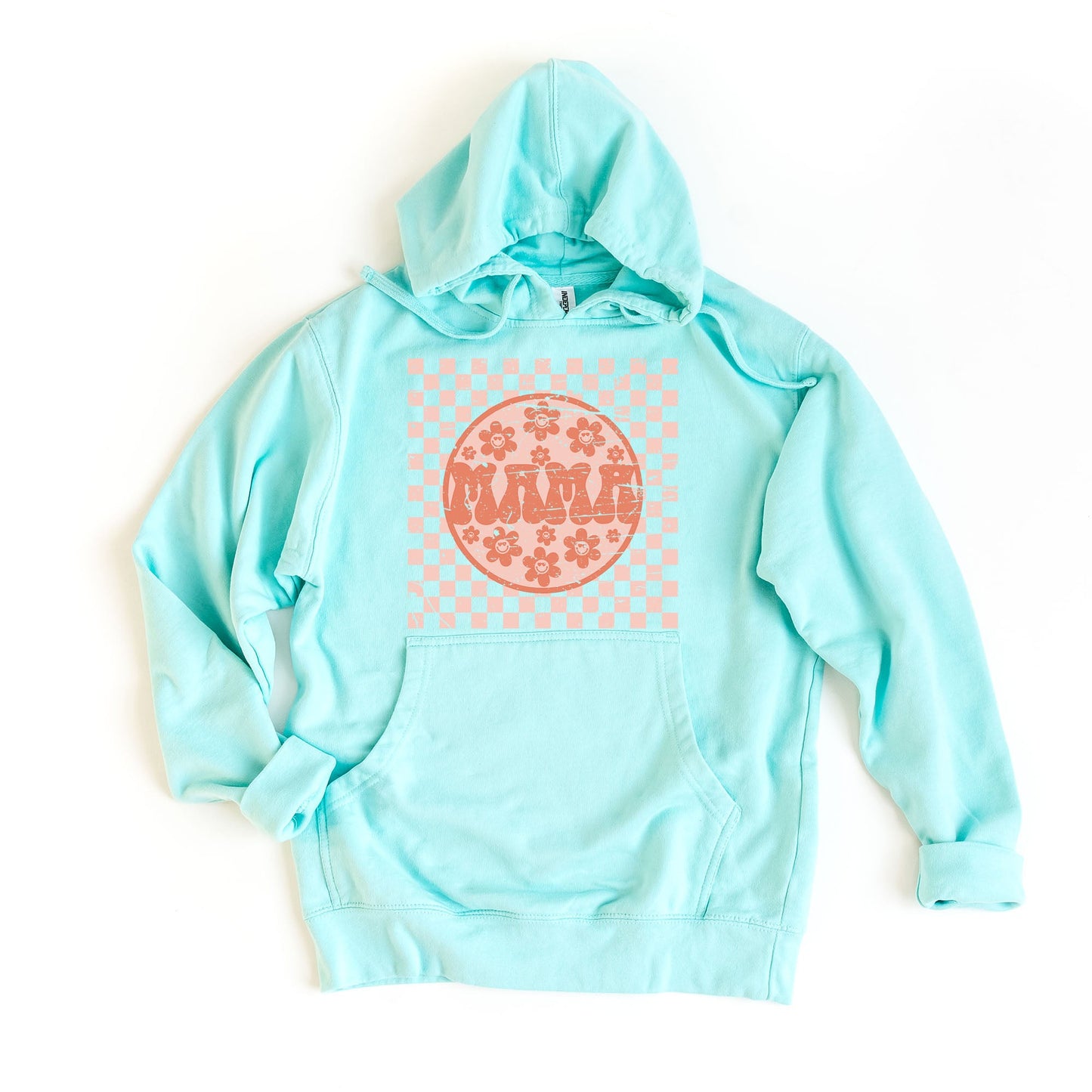 Checkered Mama Flowers | Hoodie Set