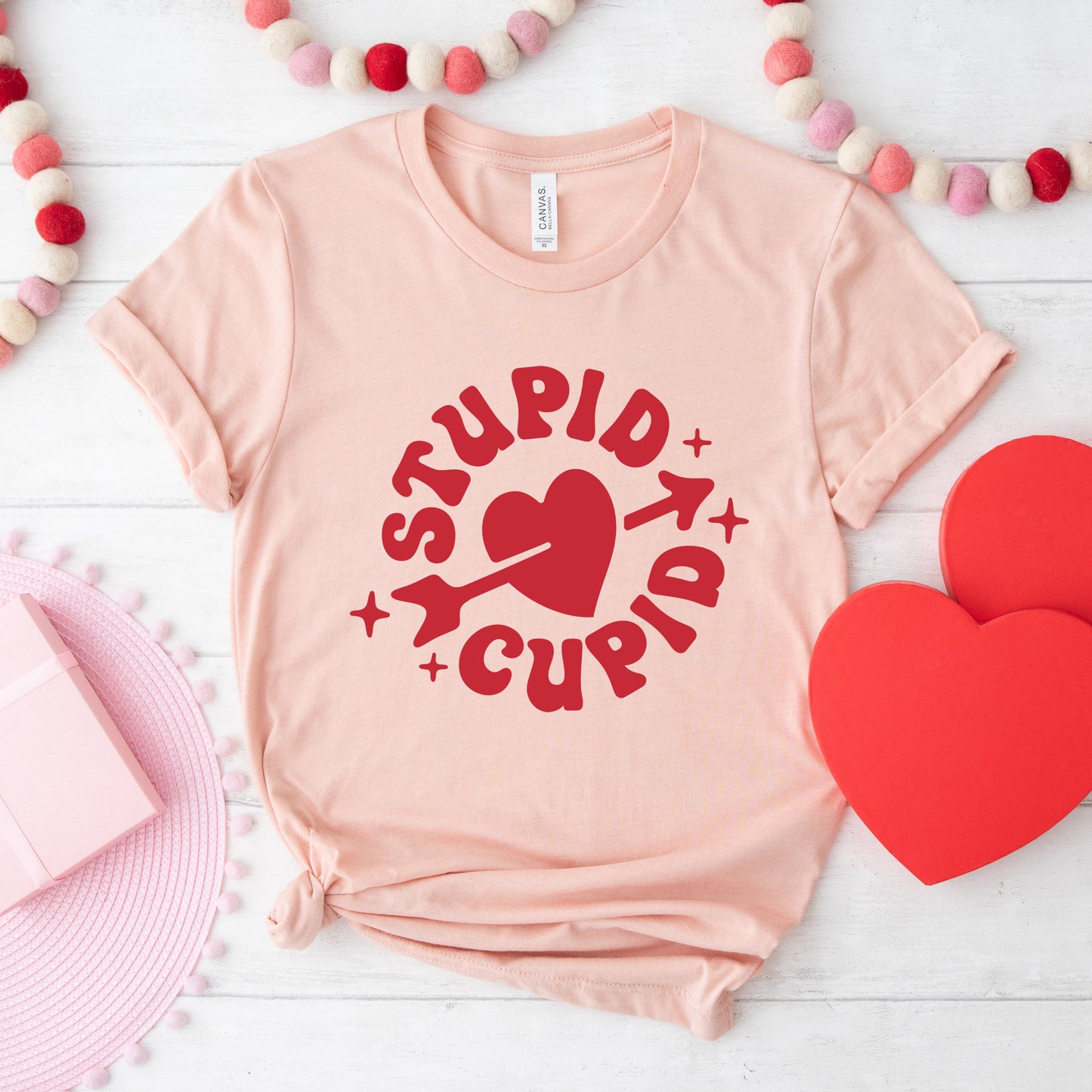 Stupid Cupid | Short Sleeve Crew Neck