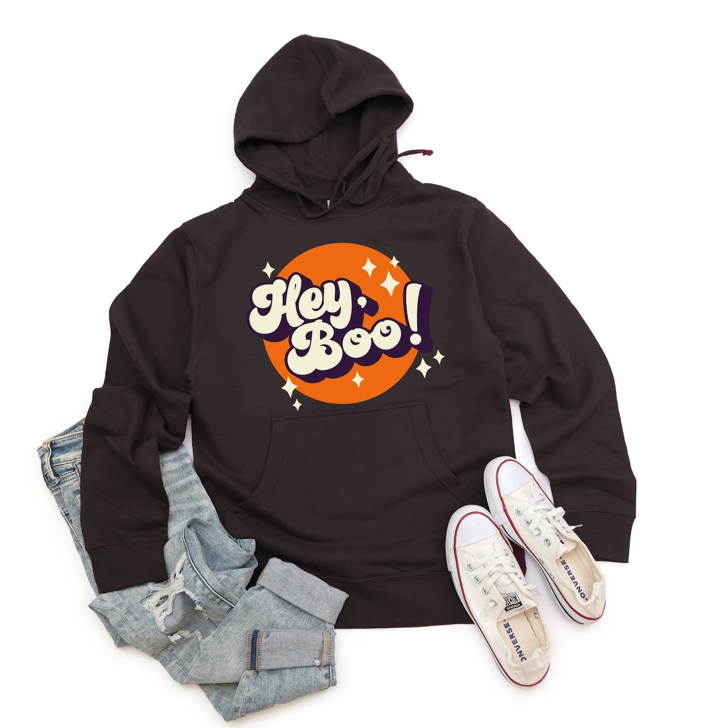 Retro Hey Boo | Hoodie