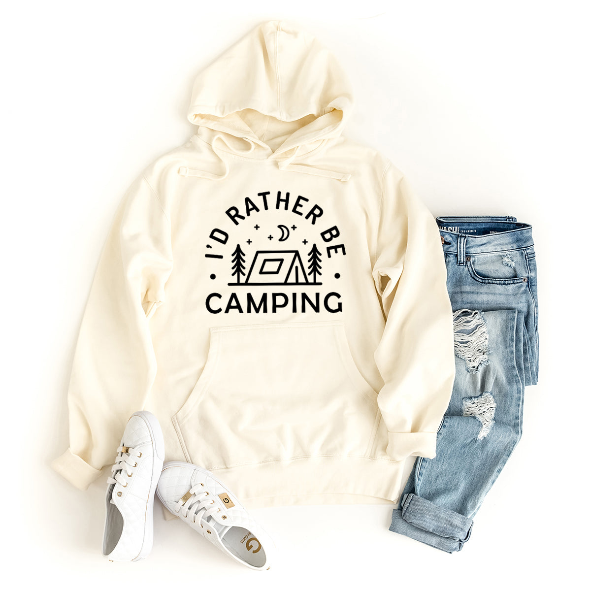 I'd Rather Be Camping Tent | Hoodie