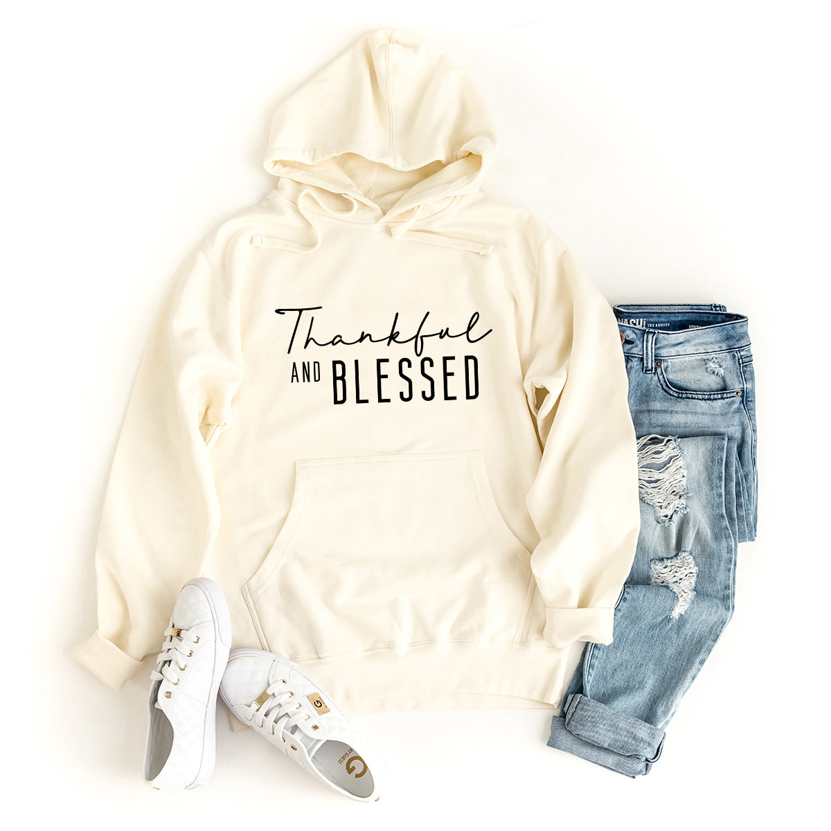 Thankful And Blessed | Graphic Hoodie