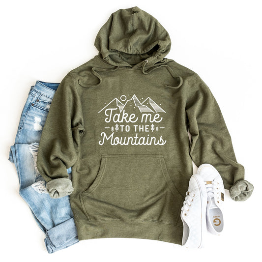 Take Me To The Mountains Landscape | Graphic Hoodie